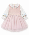🌸 Floral Tulle Princess Dress